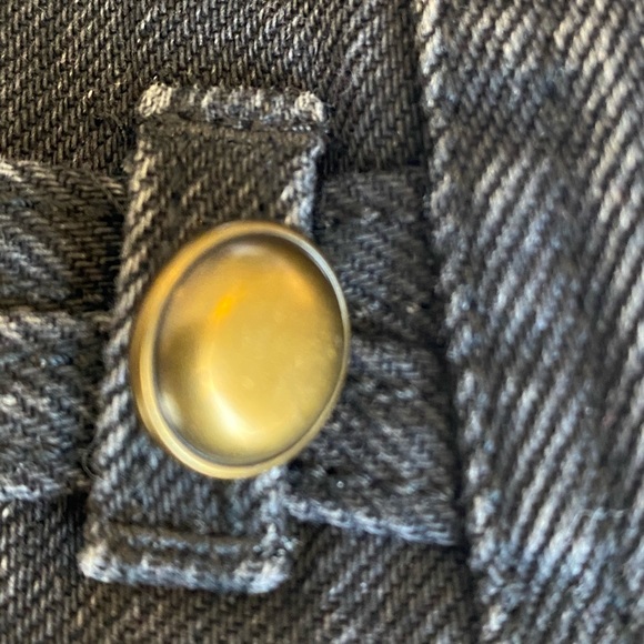 COA🌻NWOT🌻YSL YVES SAINT LAURENT BLACK DENIM JACKET🌻NEW - Picture 6 of 16